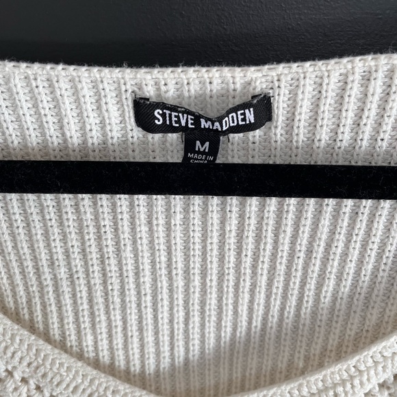 STEVE MADDEN Knit Sweater Holiday Casual Dressy Women’s Sz M EUC - Picture 2 of 7